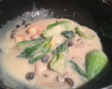 簡単！エビと青梗菜の豆乳クリーム煮作り方4写真