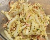 白菜とスモークチキンのカレー風味サラダ作り方3写真