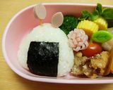 幼稚園 お弁当 キャラ弁♡うさぎ３作り方2写真