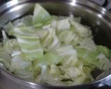 暑い日に♪食べラーキャベツの冷やしうどん作り方2写真