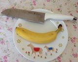 バナナの飾り切り…(o˘◡˘o)作り方2写真