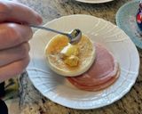 朝簡単ハムトースト作り方1写真