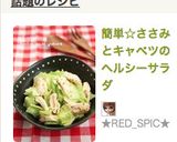 簡単☆ささみとキャベツのヘルシーサラダ作り方6写真