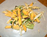 大葉にんにく醤油☆野菜の包み焼き作り方2写真