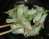 青梗菜のシンプル炒め作り方4写真