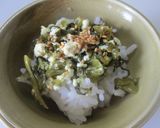 簡単混ぜるだけ!高菜と豆腐の炒め物作り方5写真