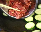 ズッキーニと牛肉のコチュレモン。作り方6写真