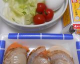 ボイルほたての照り焼き丼作り方1写真