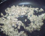 あけびの肉みそ炒め作り方3写真