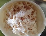 キュウリと鶏肉の簡単サラダ作り方3写真