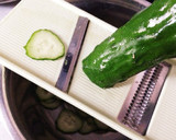簡単♡きゅうりとさば缶で冷や汁風そうめん作り方1写真