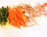 おかずになる！きんぴらごぼう 豚肉入り作り方1写真