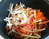 おかずになる！きんぴらごぼう 豚肉入り作り方2写真