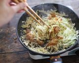 簡単副菜◎キャベツのアップル生姜蒸し作り方3写真