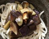 簡単☆たっぷり茄子の坦々冷やしうどん作り方6写真