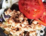 簡単☆たっぷり茄子の坦々冷やしうどん作り方7写真