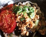 簡単☆たっぷり茄子の坦々冷やしうどん作り方8写真