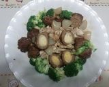 すぐ出きるブロッコリー肉団子作り方3写真