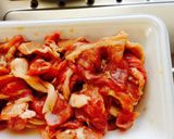 豚小間肉で豚唐揚げ☆作り方1写真