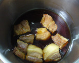 半熟卵と・・・、豚の角煮。作り方8写真