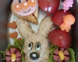キャラ弁　めいけんチーズとアンパンマン♬作り方4写真