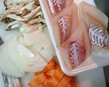 鱈のムニエル☆野菜トマトあんかけ作り方1写真
