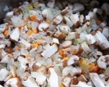 たっぷり椎茸☆玉葱と挽肉の春雨炒め作り方4写真
