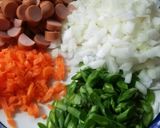＊じゃがいも入り＊炊き込みカレーピラフ作り方2写真