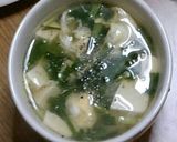 豆腐と青ネギの卵スープ (о'∀')作り方3写真