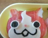 ジバニャンとフクリュウ弁当 妖怪ウォッチ作り方17写真