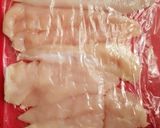 ♡鶏ササミの梅しそロール巻き♡作り方2写真