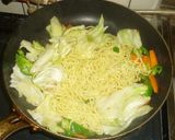 パパのホルモン焼きそば作り方3写真