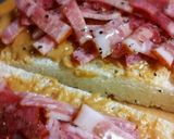 Pナッツバター蜂蜜ベーコン*トースト作り方2写真
