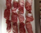 カツ玉風豚玉丼！作り方1写真
