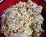 カツ玉風豚玉丼！作り方10写真