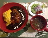 簡単とろ〜りオムライス♡ケチャップご飯作り方12写真