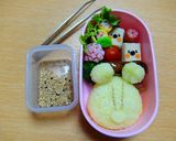 幼稚園 お弁当 キャラ弁♡ルルロロ作り方2写真
