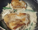 チキンときのこの中華風クリーム煮作り方5写真