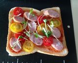 簡単朝食✿耳までたっぷり！ピザ風トースト作り方5写真