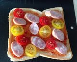 簡単朝食✿耳までたっぷり！ピザ風トースト作り方4写真