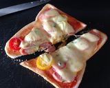 簡単朝食✿耳までたっぷり！ピザ風トースト作り方7写真