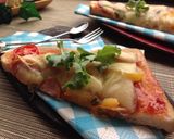 簡単朝食✿耳までたっぷり！ピザ風トースト作り方8写真