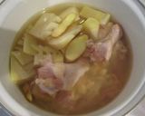 たけのこと鶏手羽元の煮物作り方3写真
