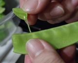 あっという間！絹さやとツナの簡単サラダ♪作り方1写真