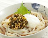 ひんやり高菜うどん②高菜納豆＆山芋作り方2写真