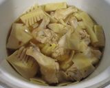たけのこと鶏手羽元の煮物作り方5写真