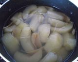 NZ産リンゴのコンポート♪レモン風味作り方1写真