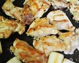 鶏肉の塩レモンソテー＊クリームソース作り方4写真
