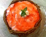 苺のスフレレアチーズケーキ作り方17写真