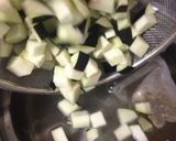 大急ぎで〜茄子の味噌汁…(o˘◡˘o)作り方7写真